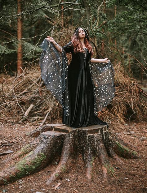 Unleashing the Witch Within: The Glimmering Witch Gown